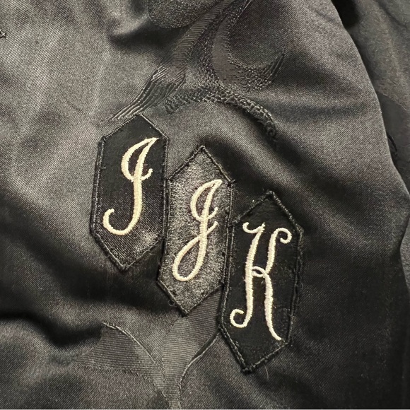 Vintage Womens Black Persian Lamb Genuine Fur Jacket With Sable Collar Size M - Picture 10 of 10